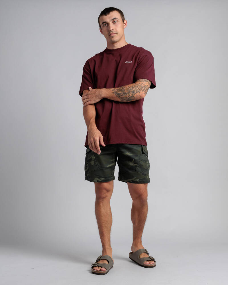 Jacks Edition Elastic Waist Shorts for Mens