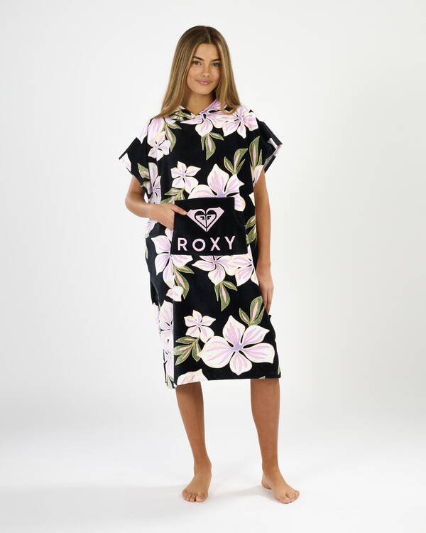 Roxy Girls' Stay Magical Printed Hooded Towel for Womens