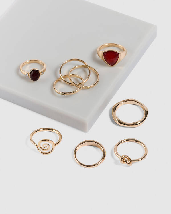 Karyn In LA Swirly Ring Pack for Womens