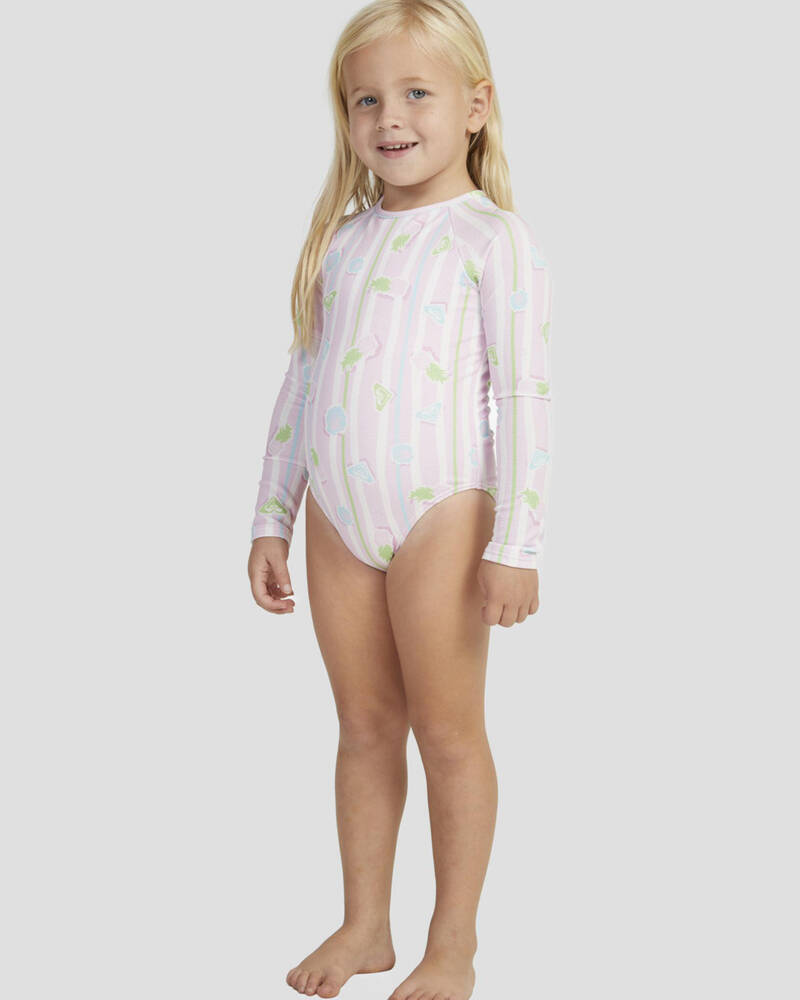 Roxy Toddlers' Pineapple Line Long Sleeve Surfsuit for Womens