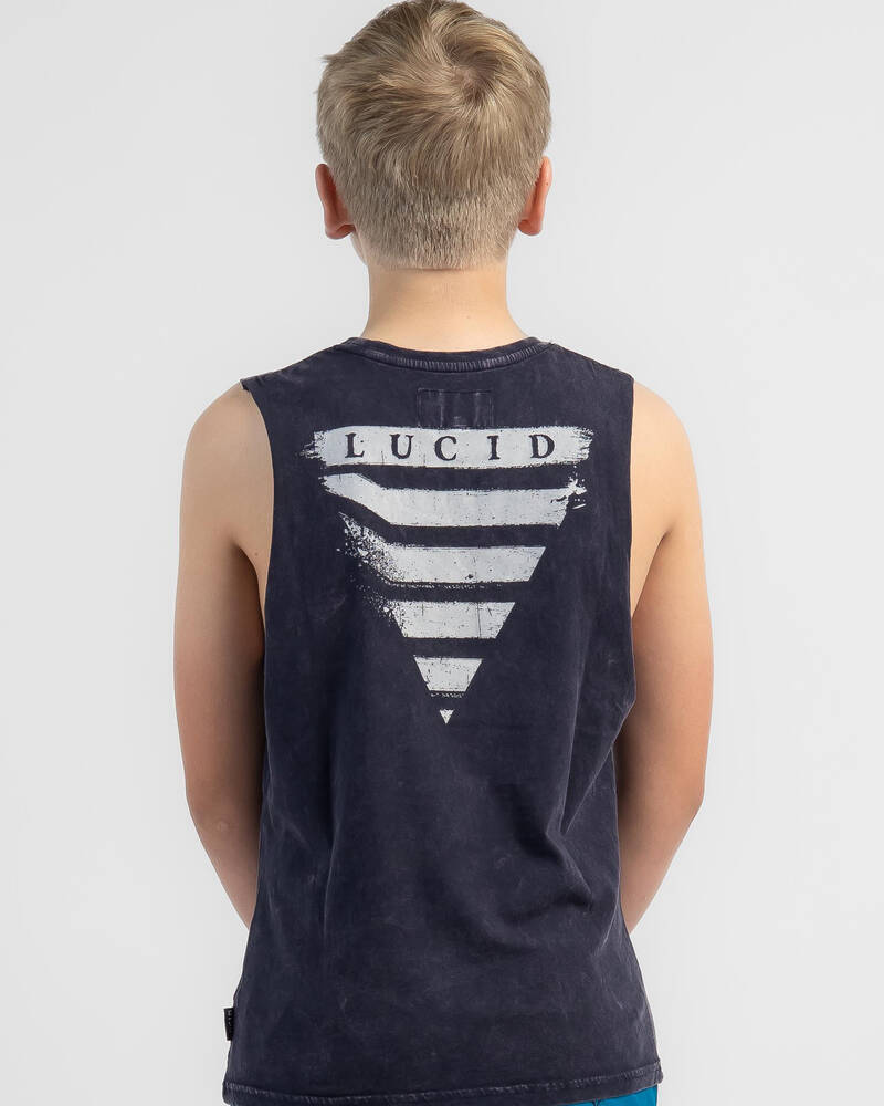Lucid Boys' Painted Muscle Tank for Mens
