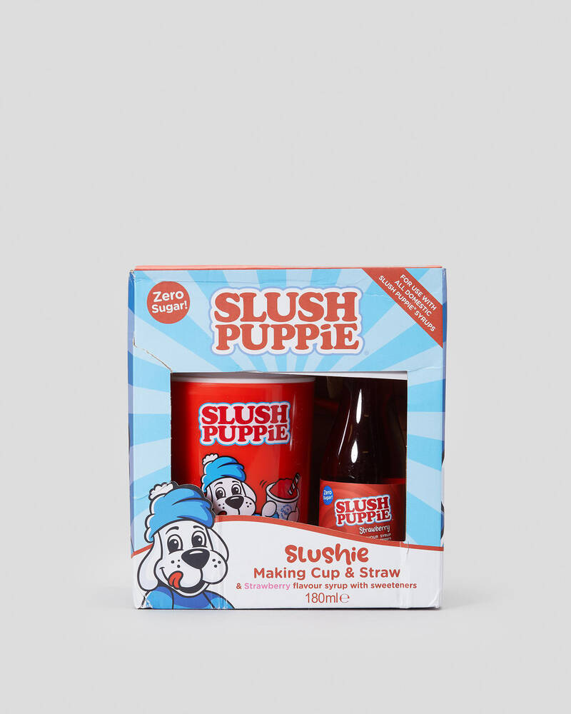 Slush Puppie Slush Puppie Making Cup &  Zero Sugar Strawberry Syrup for Unisex
