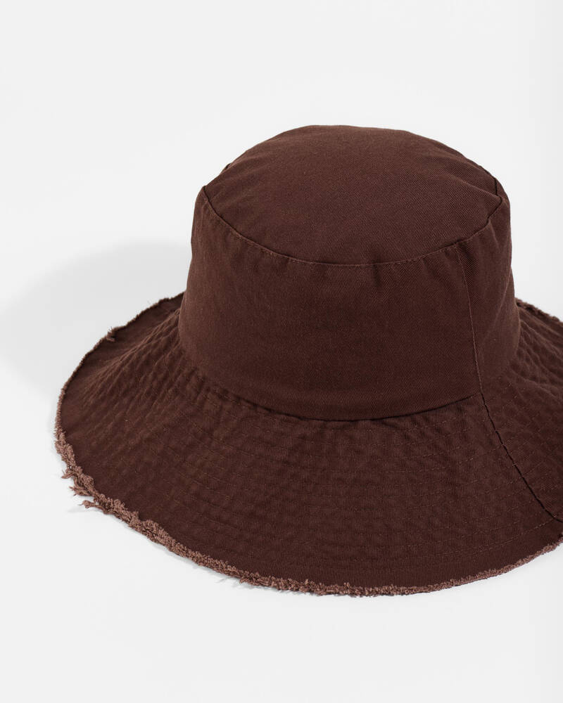 Ava And Ever Cleo Canvas Bucket Hat for Womens