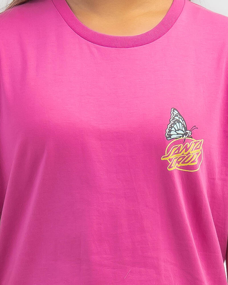 Santa Cruz Girls' Mushroom Monarch Dot T-Shirt for Womens