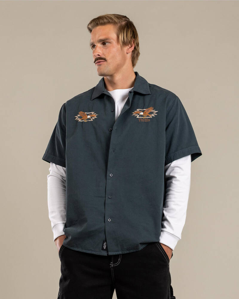 Thrills 1st Grade Service Short Sleeve Shirt for Mens