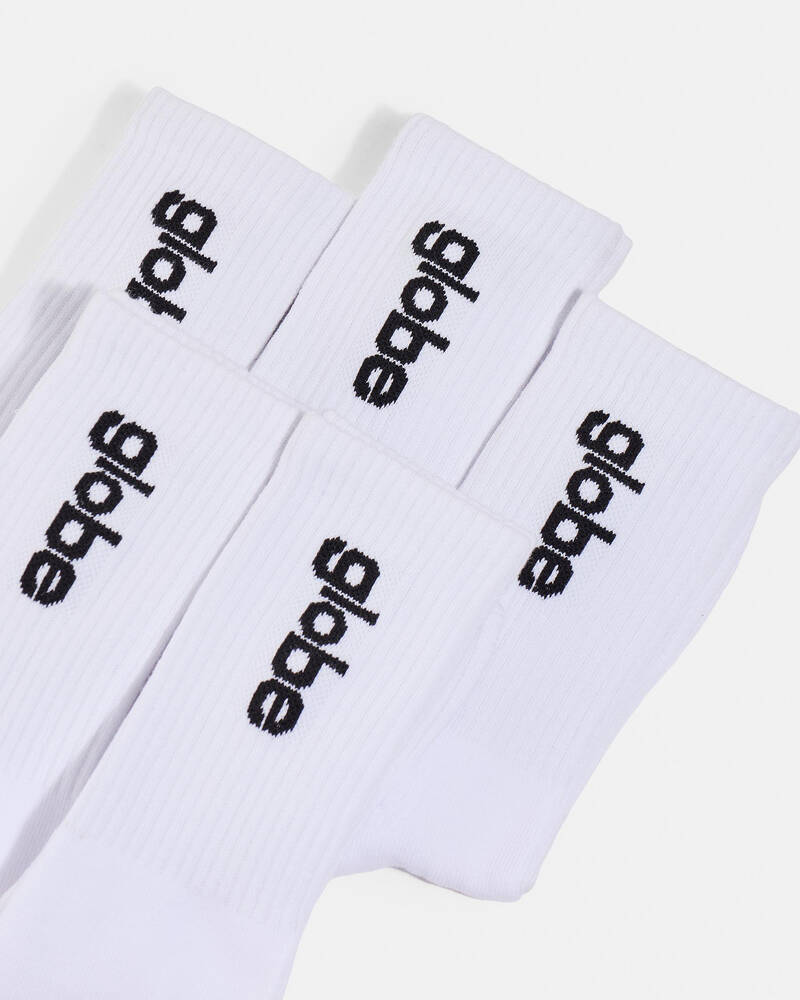 Globe O.G. Vert Logo HI Crew Socks 5 Pack for Mens