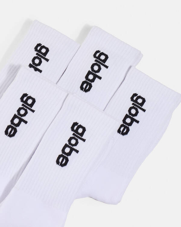 Globe O.G. Vert Logo HI Crew Socks 5 Pack for Mens