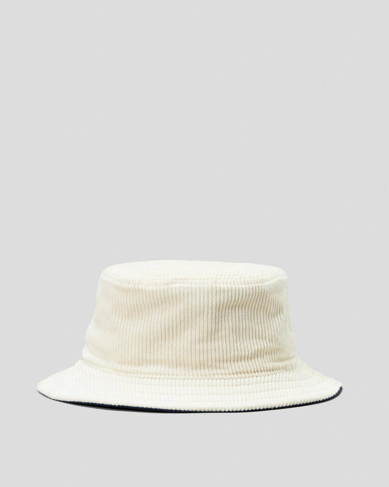 Rusty Wallflower Reversible Cord Bucket Hat for Mens