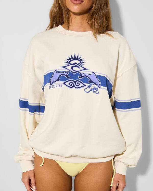 Rip Curl Archive Dolphin Oversized Sweater for Womens