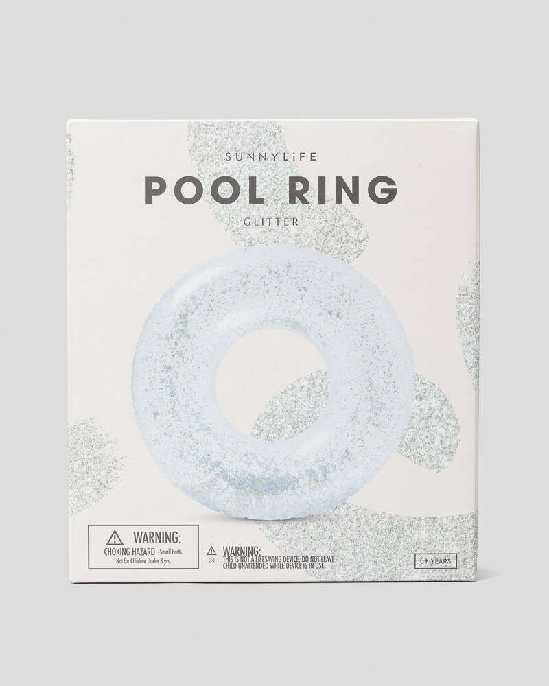 Sunnylife Glitter Inflatable Pool Ring for Unisex