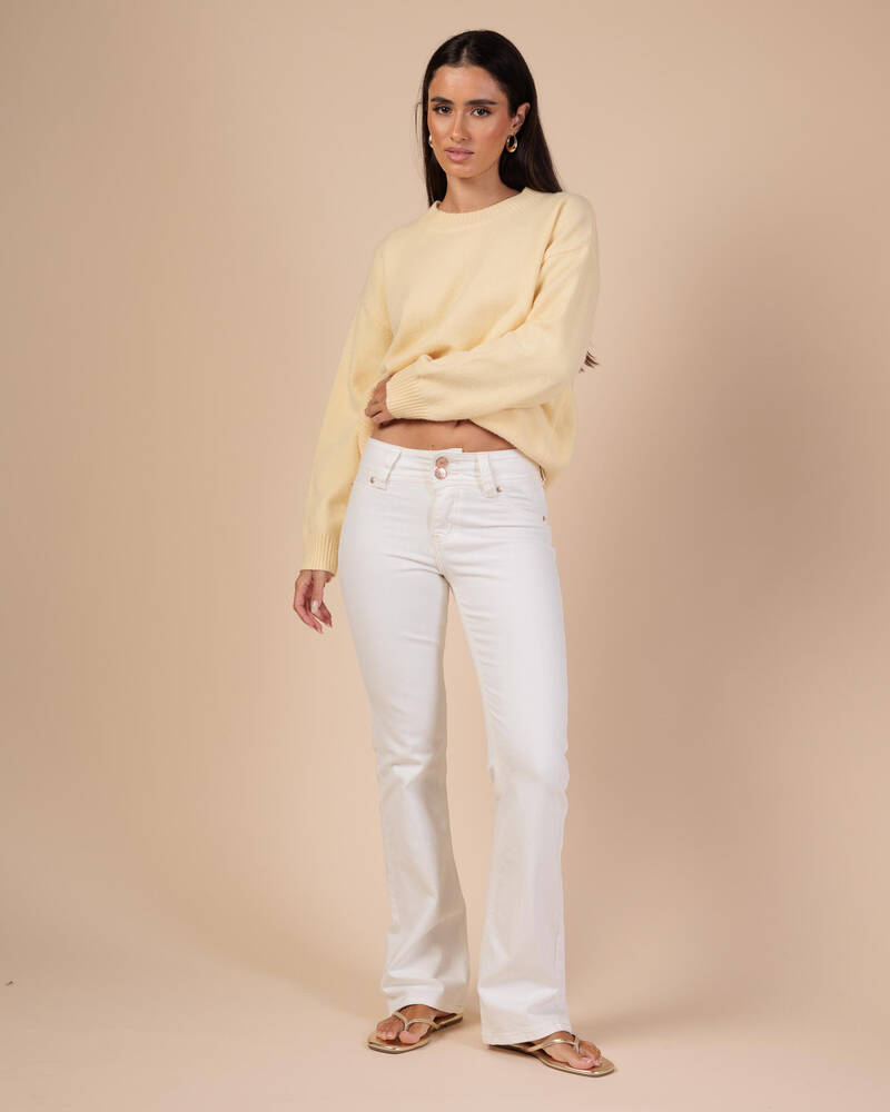 DESU Jawbreaker Low Waist Flare Jeans for Womens