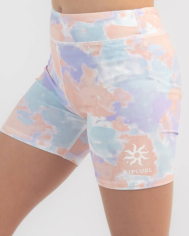 Rip Curl Girls' Surf Check Bike Short for Womens