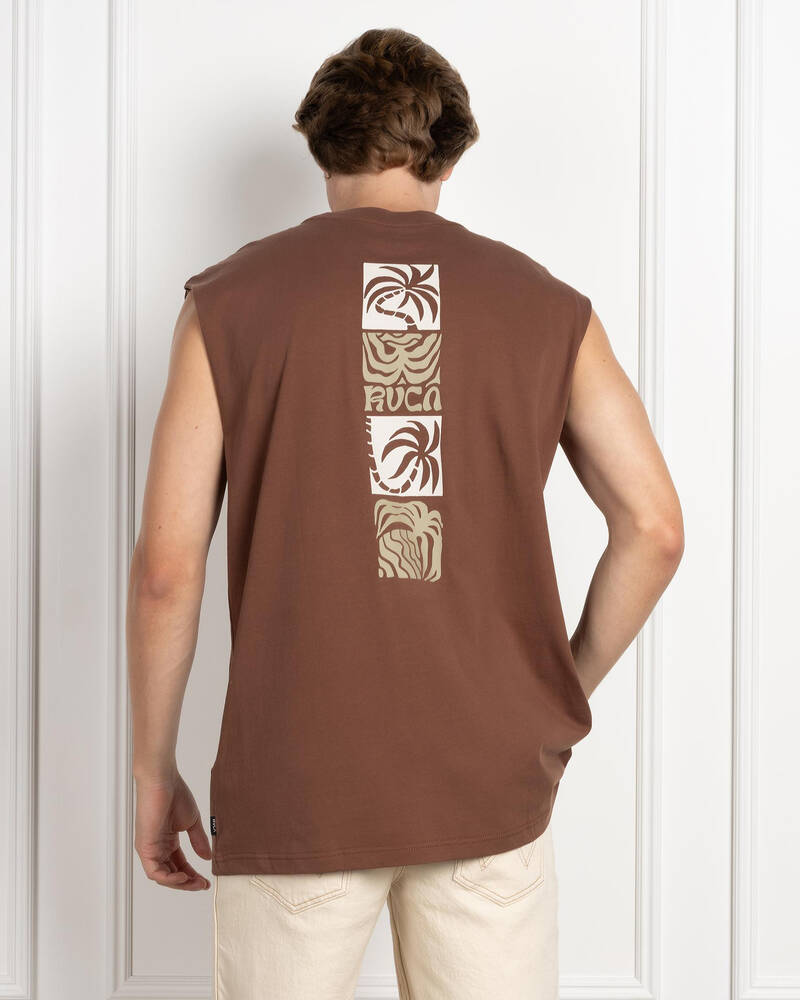 RVCA Fronds Muscle Tank for Mens