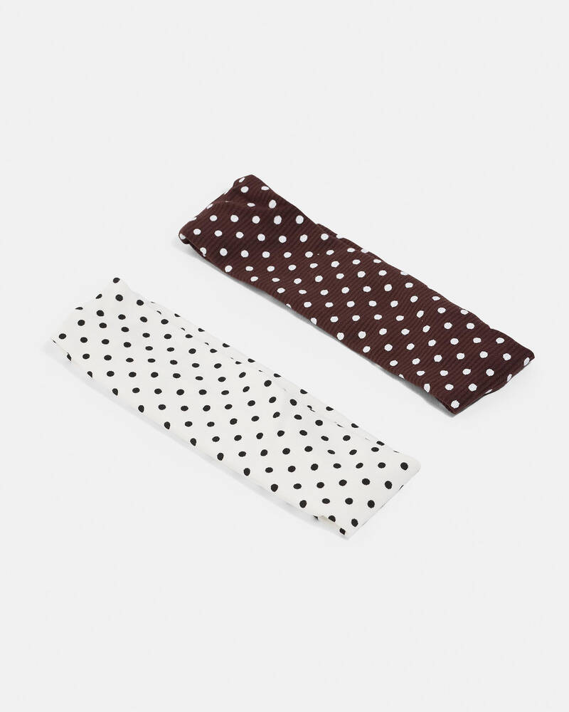 Karyn In LA Polka Dot Stretch Headband Pack for Womens