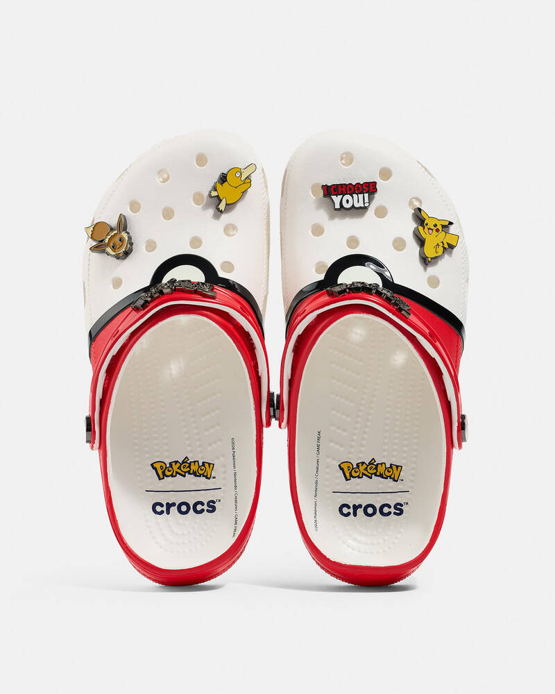 Crocs Pok&eacute;mon Pok&eacute; Ball Classic Clogs for Unisex