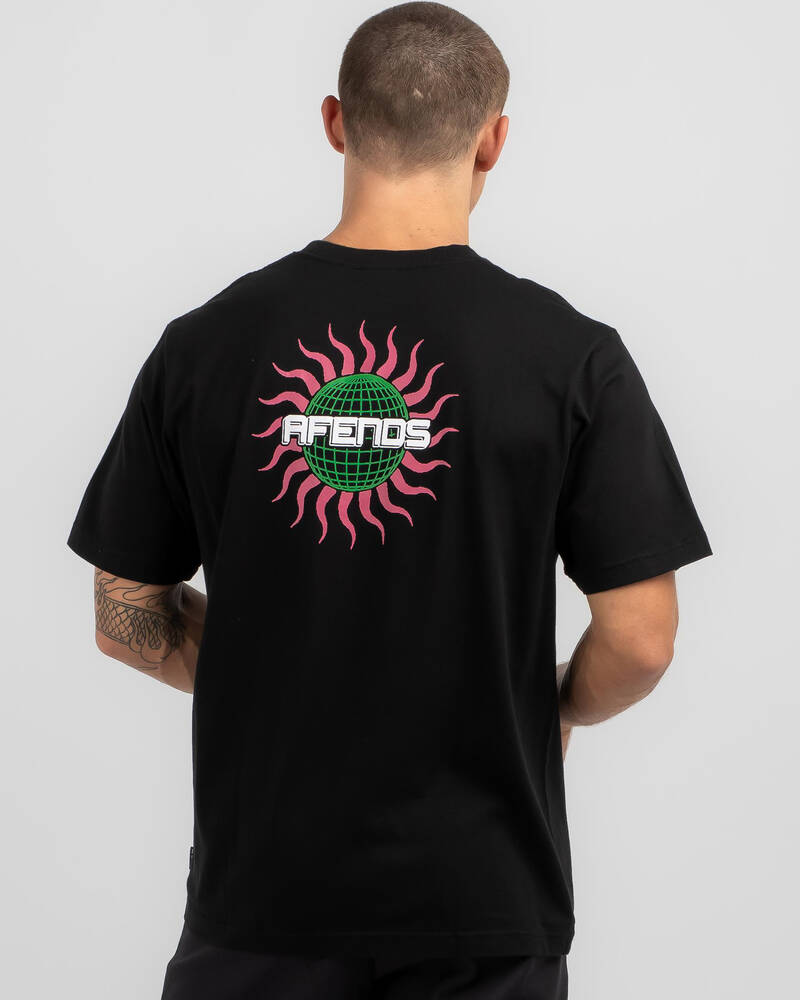 Afends Solar Flare Retro Fit T-Shirt for Mens