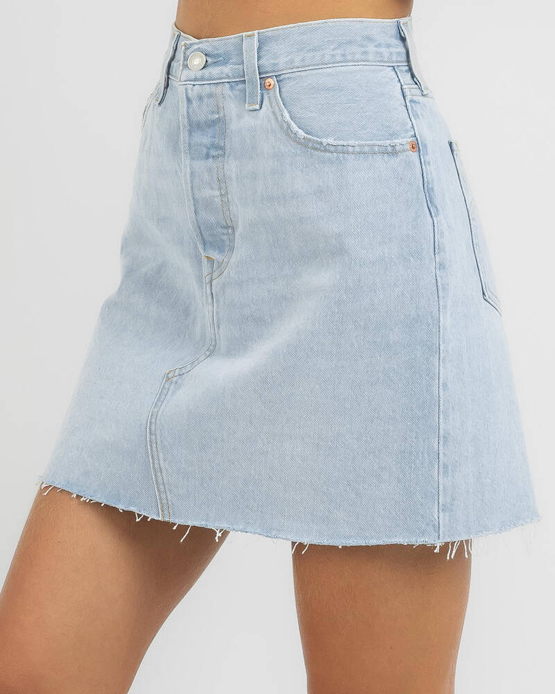 Levi's HR Decon Iconic Skirt In Ojai Glare - Fast Shipping & Easy ...