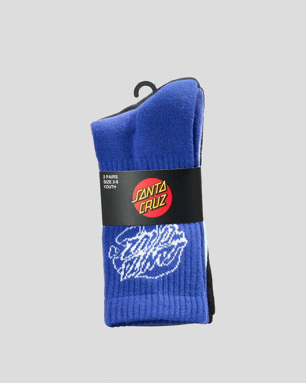 Santa Cruz Boys' Universal Oval Dot Socks 2 Pack for Mens