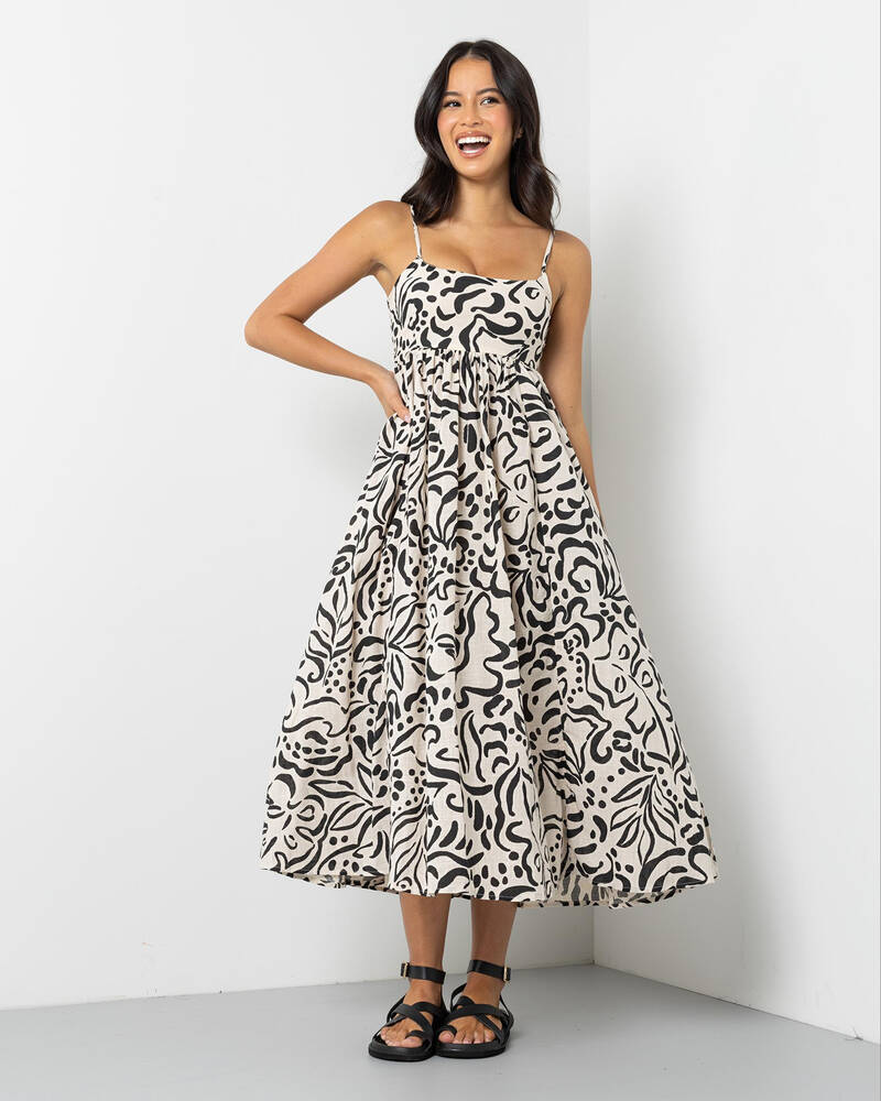 Billabong Island Heat Midi Dress for Womens