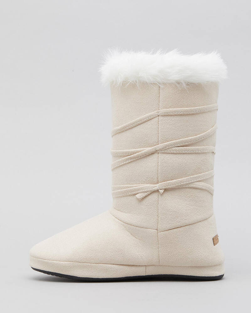 Sleepy Squirrel Olympia Slipper Boots for Womens
