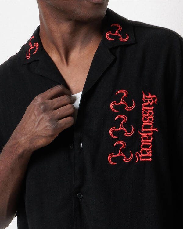 Kiss Chacey Shadowrun Short Sleeve Shirt for Mens