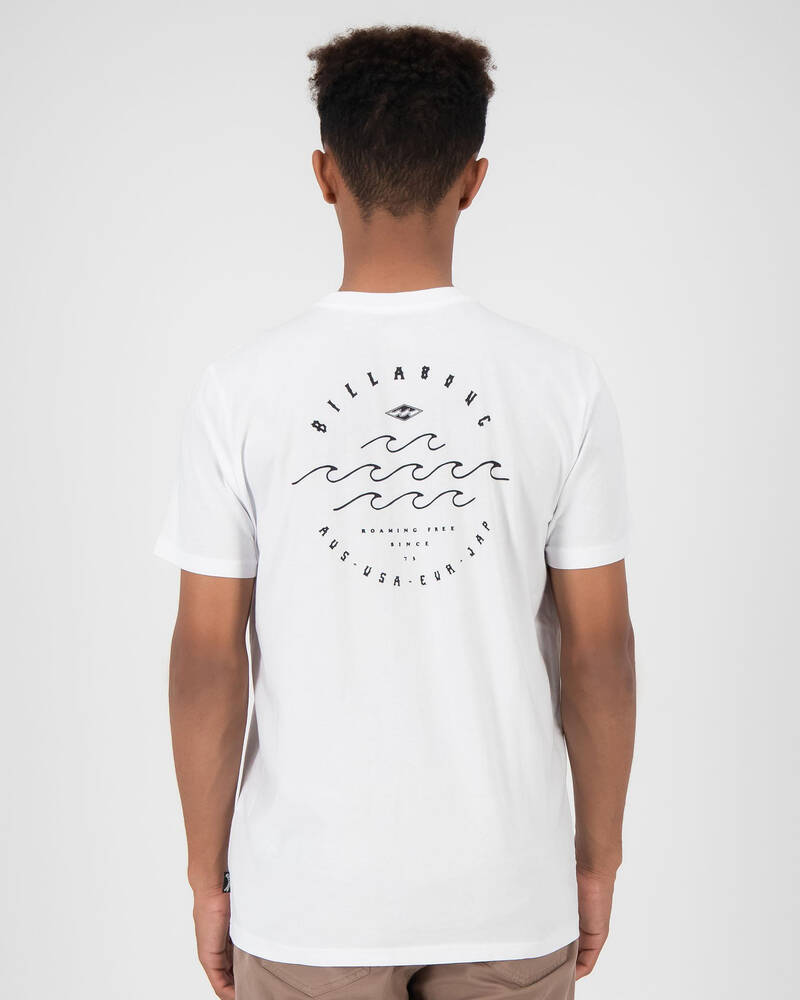Billabong Big Wave Dave TShirt In White Fast Shipping & Easy Returns
