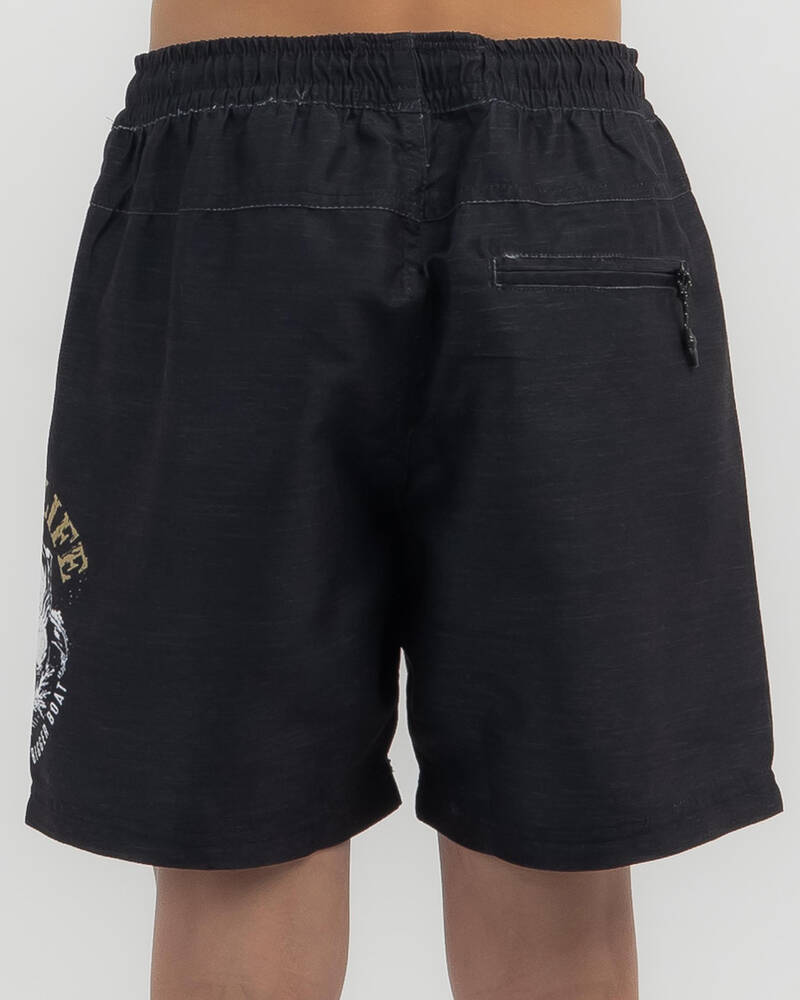 Salty Life Boys' Attack Elastic Waist Shorts for Mens