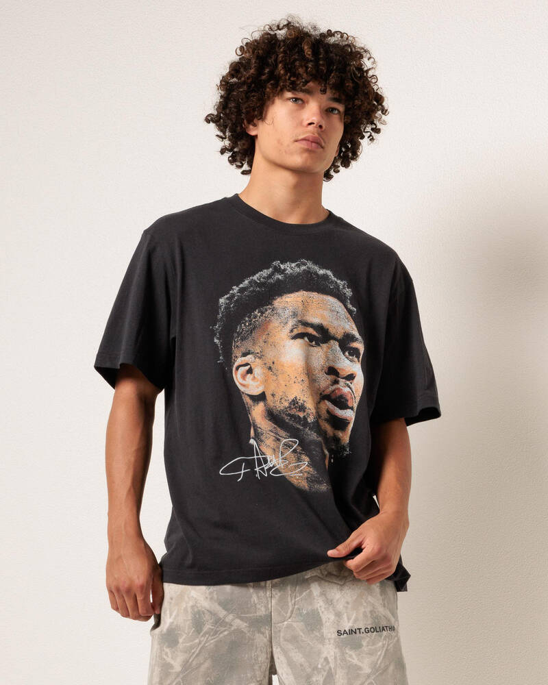 Mitchell & Ness Giannis Antetokounmpo Big Head T-Shirt for Mens
