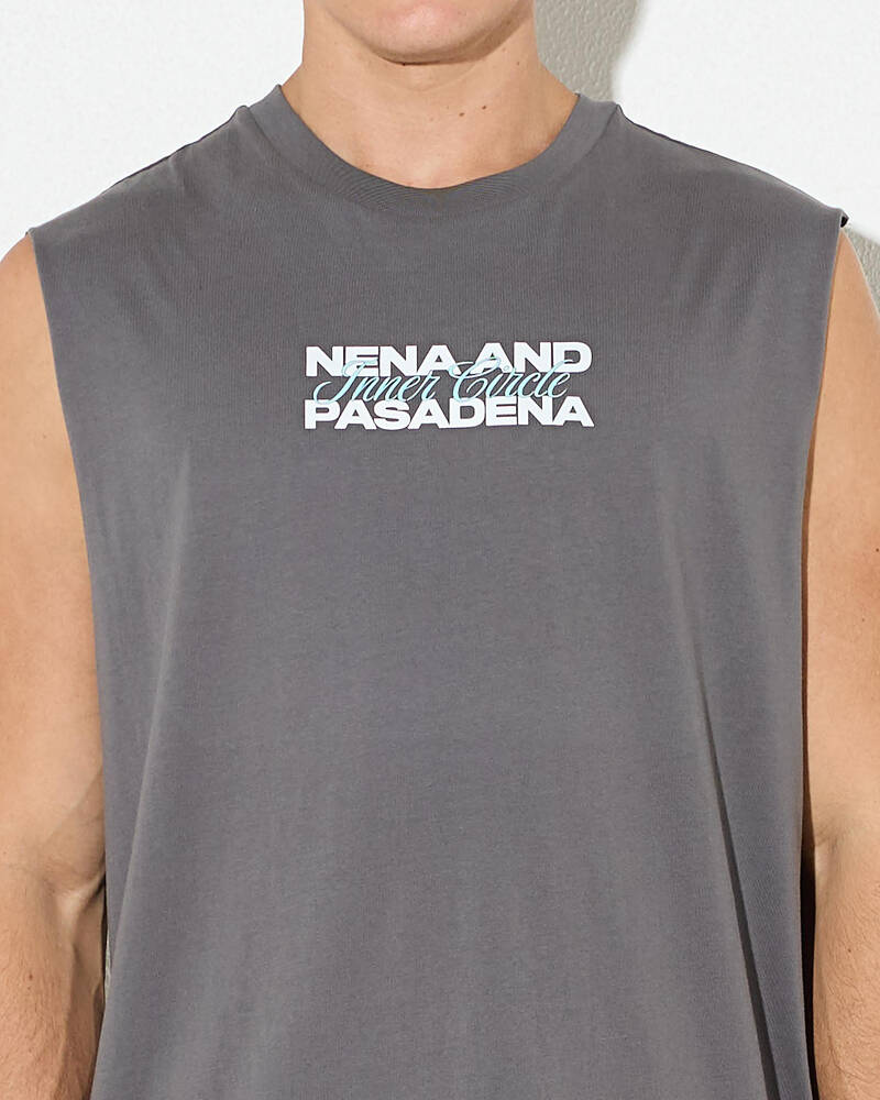 Nena & Pasadena Juniper Relaxed Muscle Tank for Mens