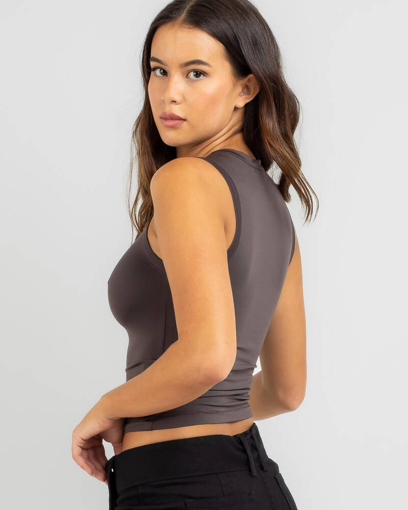 Ava And Ever Chicago High Neck Tank Top for Womens