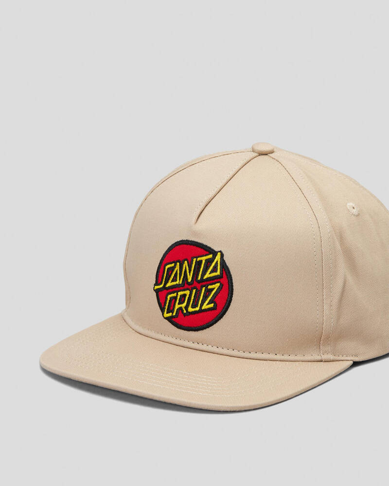 Santa Cruz Classic Dot Patch Cap for Mens