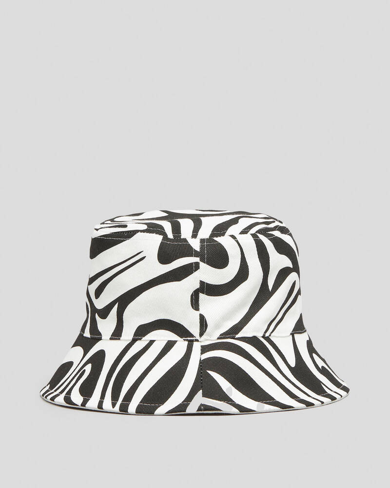 Ava And Ever Zeke Bucket Hat In Black/white - Fast Shipping & Easy ...