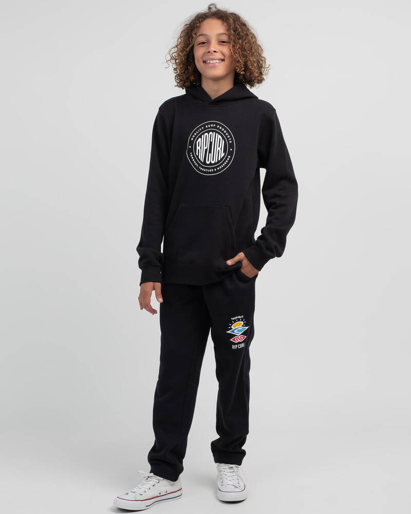 Rip Curl Boys' Search Icon Track Pant In Black | City Beach United States