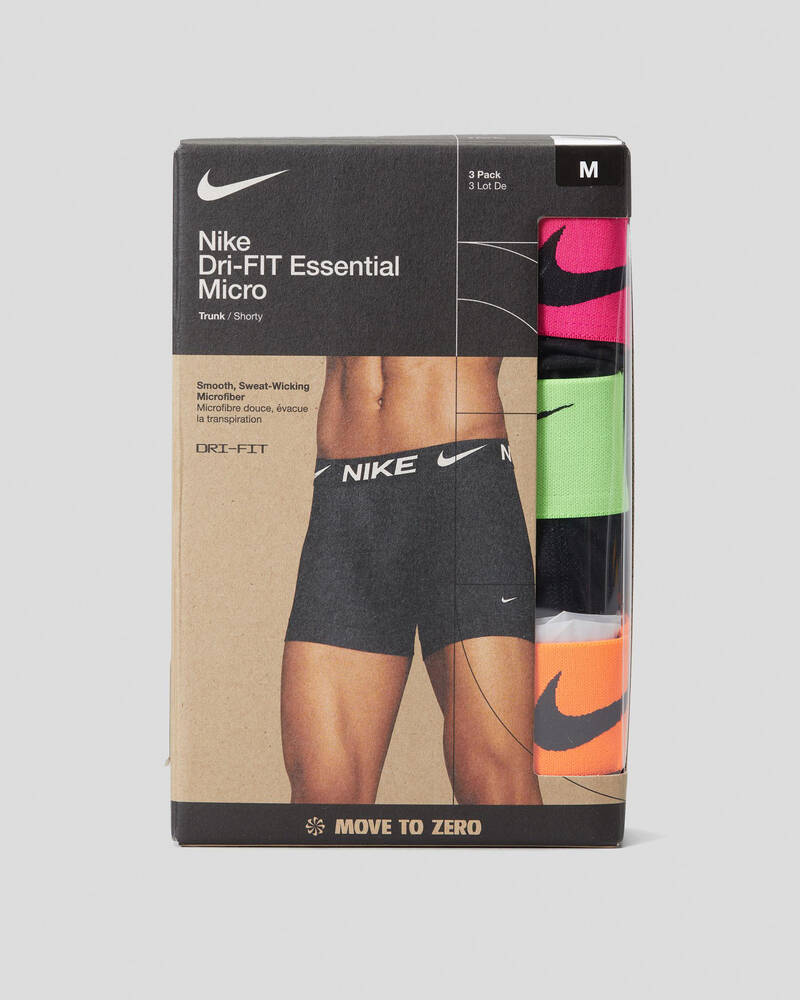 Nike Essential Micro Trunks 3 Pack for Mens