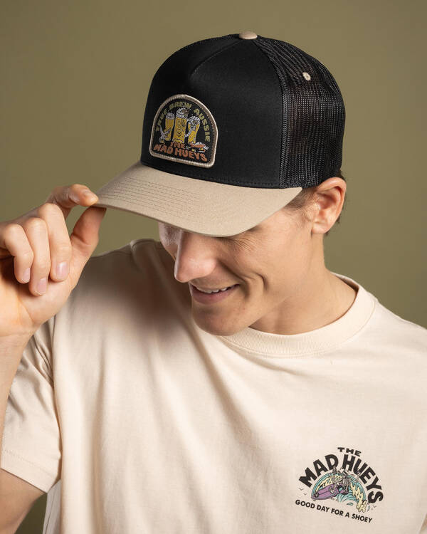 The Mad Hueys True Brew Twill Trucker Cap for Mens
