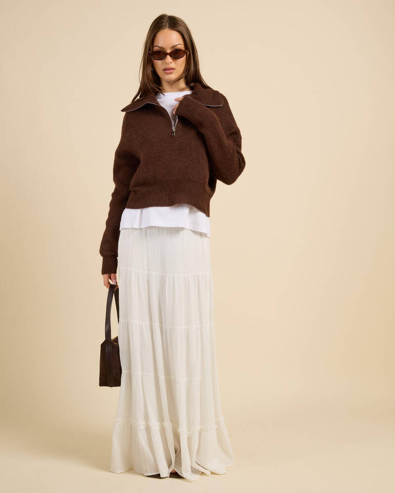 Mooloola Tonic Half Zip Knit Jumper for Womens