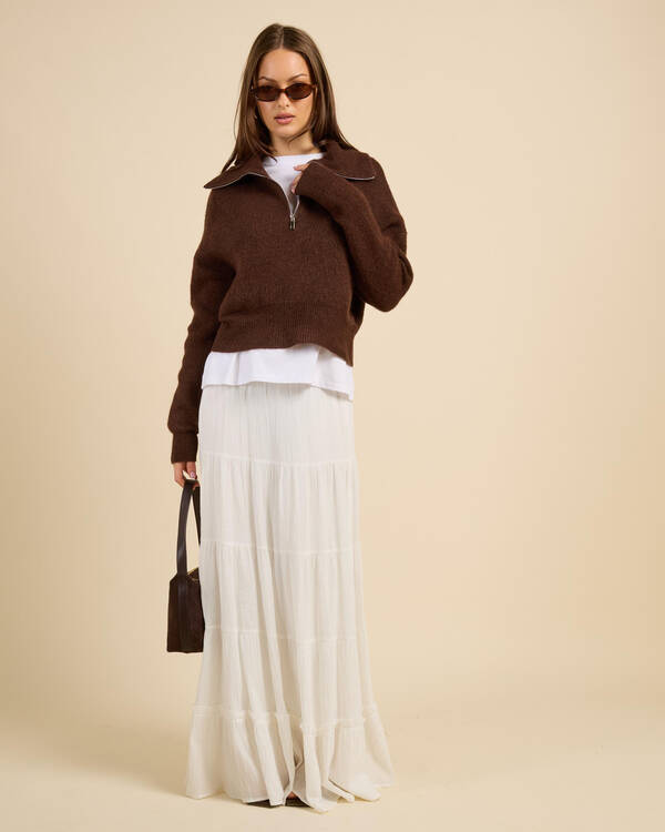 Mooloola Tonic Half Zip Knit Jumper for Womens