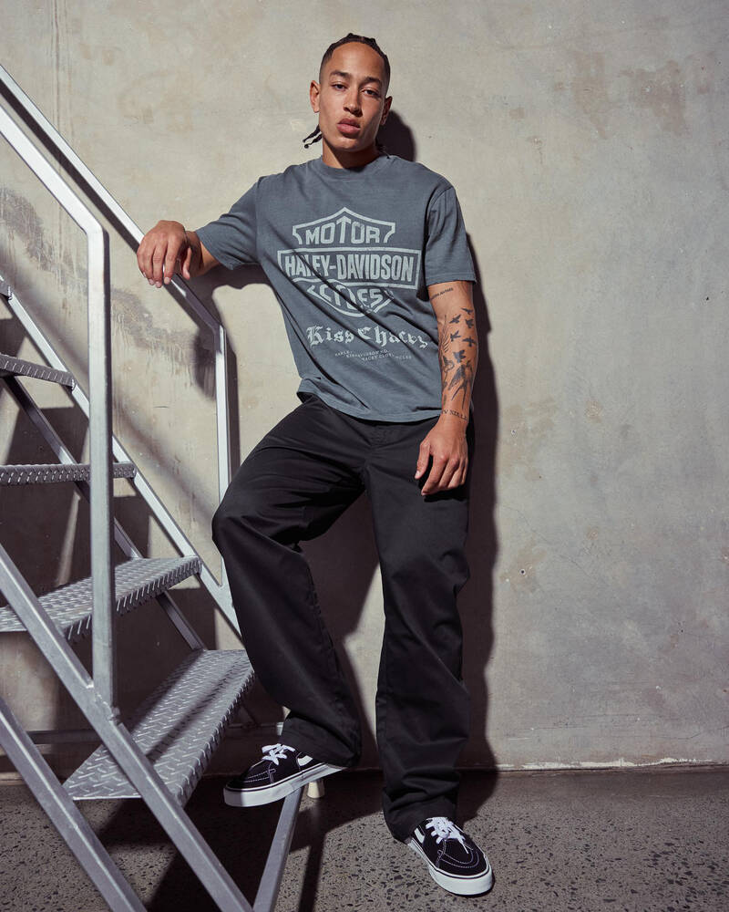 Kiss Chacey Harley-Davidson Downshift Relaxed T-Shirt for Mens