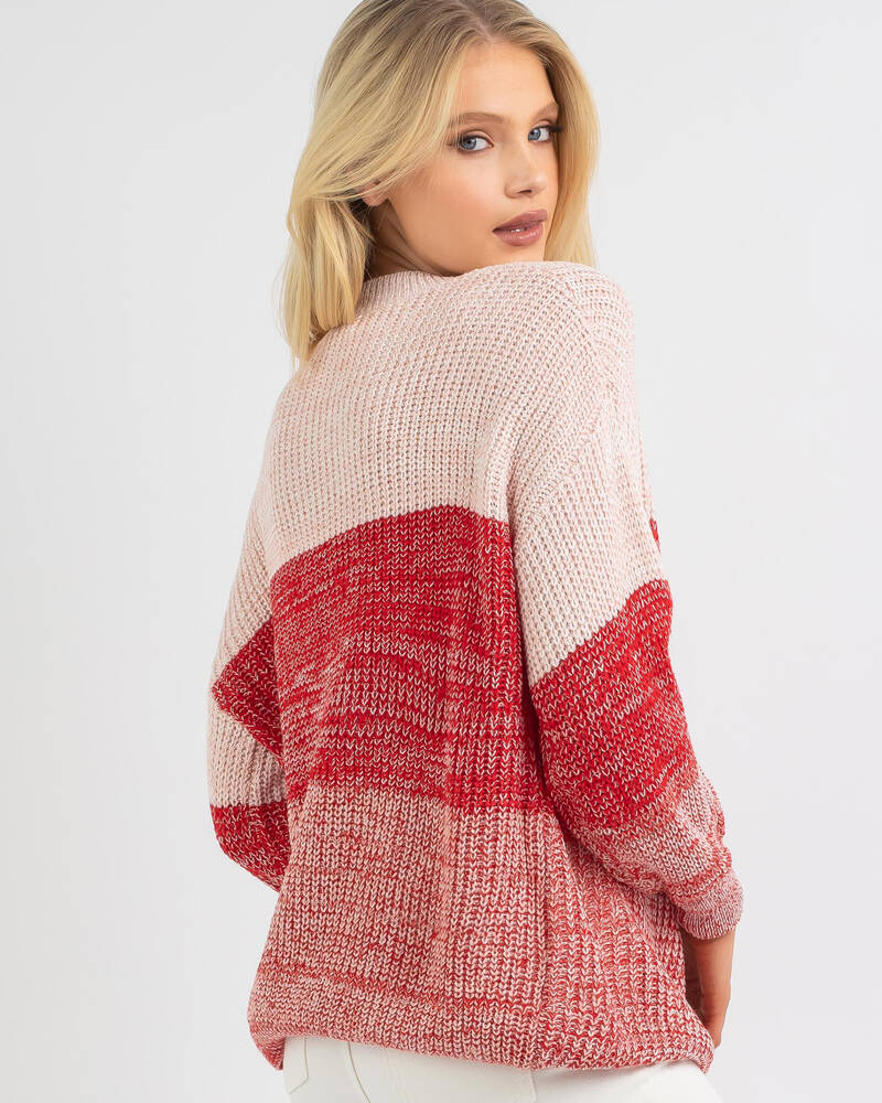 Label Of Love Blue Mountains Knit Jumper for Womens