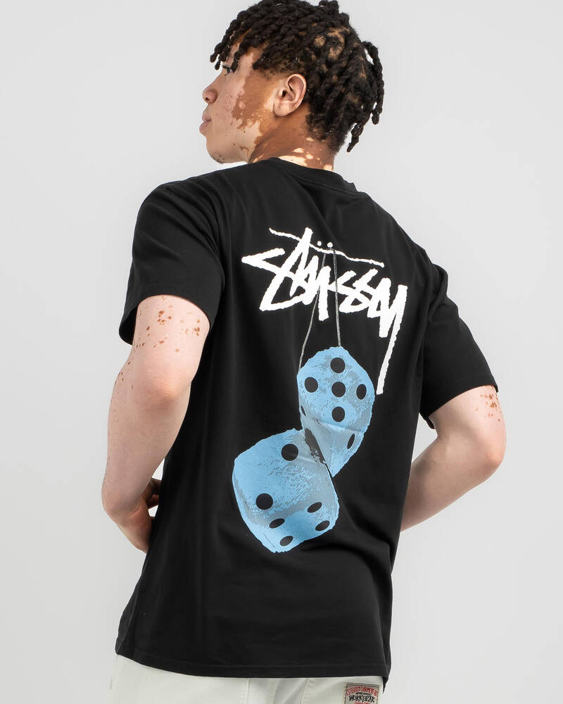 Stussy Fuzzy Dice T-Shirt for Mens