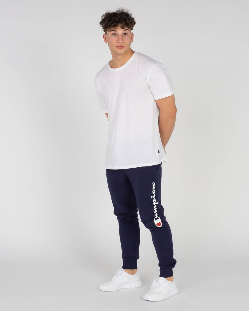 Champion Logo Cuff Track Pants for Mens