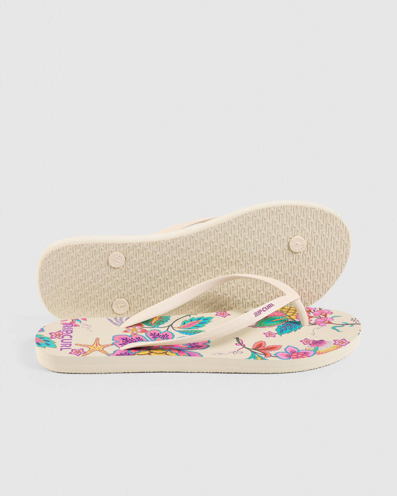 Rip Curl Mixed Bloom Open Toe Thongs for Womens