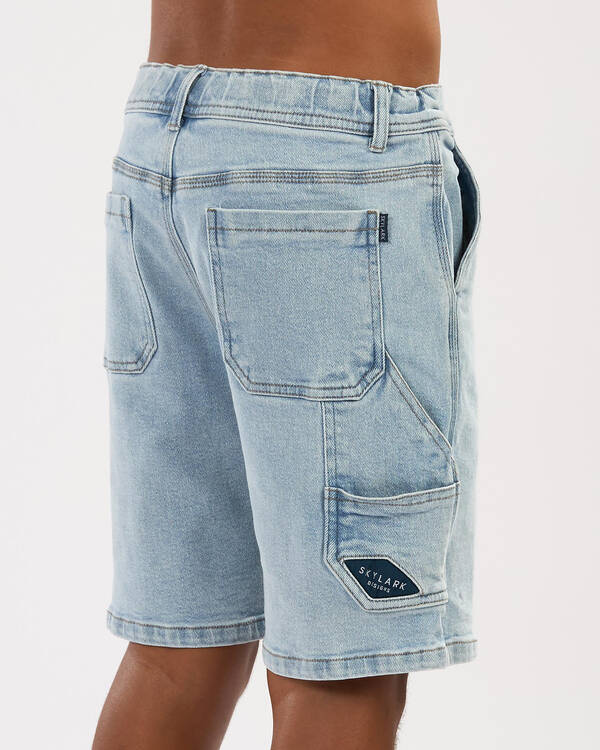 Skylark Boys' Signature Denim Shorts for Mens