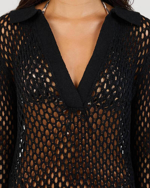 Topanga Tullum Crochet Cover Up for Womens