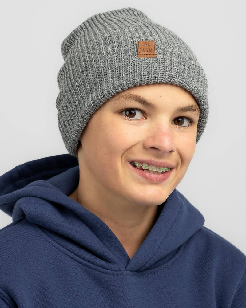 Lucid Boys' Estuary Cuff Beanie for Mens