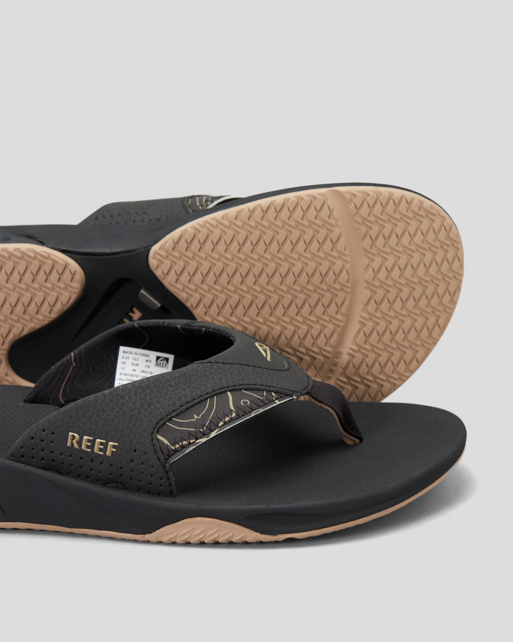 Reef Fanning Thong Bottle Opener Flipflops - Brown