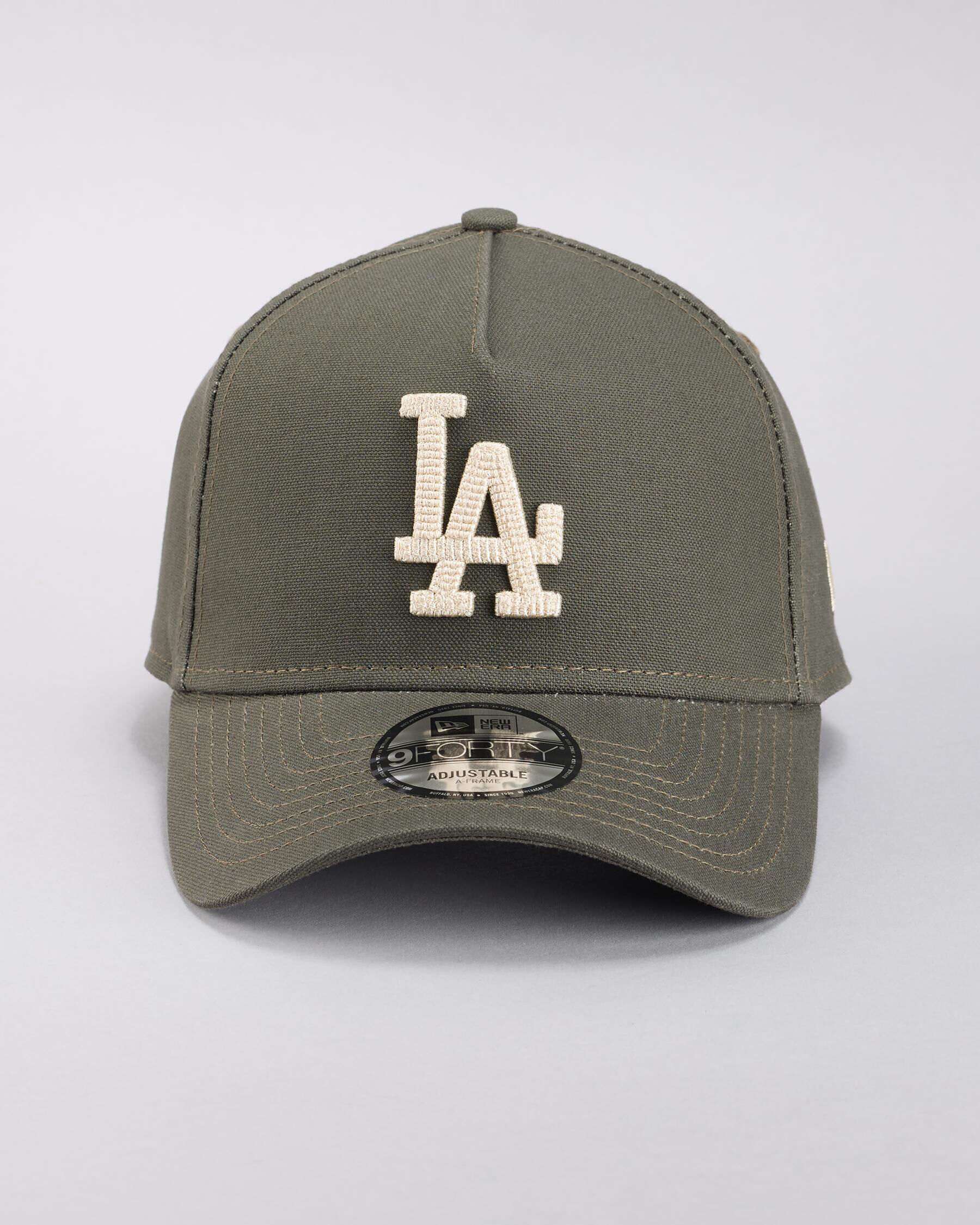 New Era Los Angeles Dodgers 9Forty A-Frame Snapback Cap In Moss