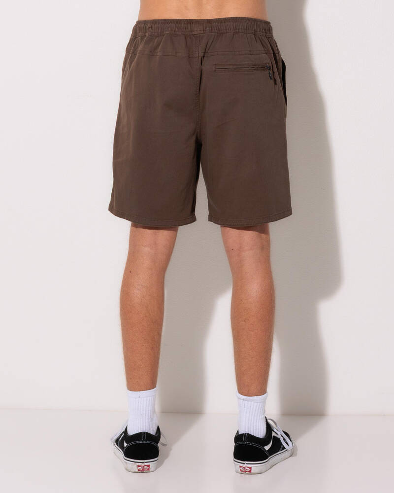 Salty Life Vision Elastic Waist Shorts for Mens