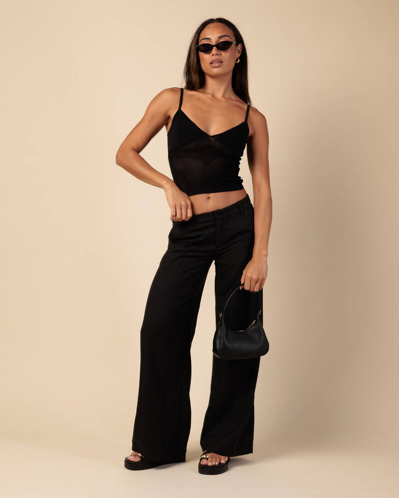 Ava And Ever Dolly V Neck Knit Top for Womens