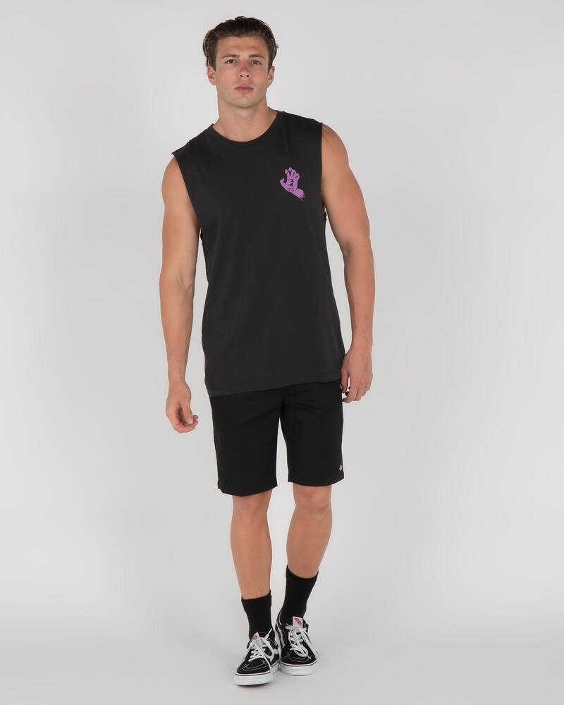 Santa Cruz Screaming Mono Hand Muscle Tank for Mens
